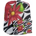 Floral Zebra Print Giant Full Print Backpack View3