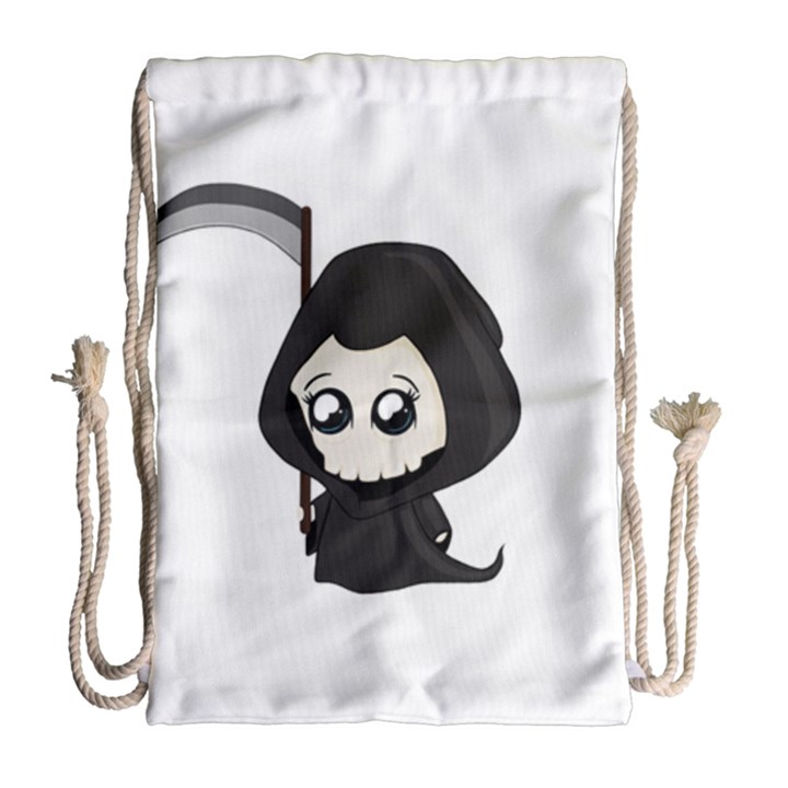 Cute Grim Reaper Drawstring Bag (Large)