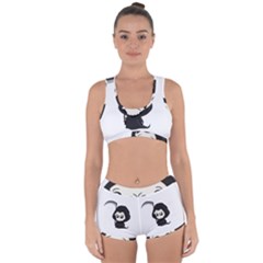 Cute Grim Reaper Racerback Boyleg Bikini Set by Valentinaart