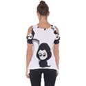 Cute Grim Reaper Cut Out Side Drop Tee View2