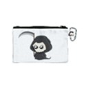 Cute Grim Reaper Canvas Cosmetic Bag (Small) View2