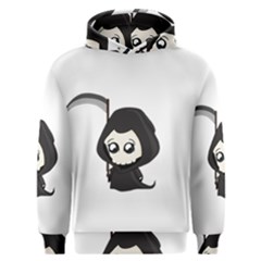 Cute Grim Reaper Men s Overhead Hoodie by Valentinaart