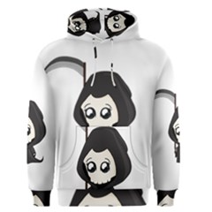 Cute Grim Reaper Men s Pullover Hoodie by Valentinaart