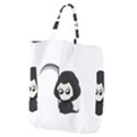 Cute Grim Reaper Giant Grocery Zipper Tote View2