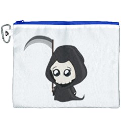 Cute Grim Reaper Canvas Cosmetic Bag (xxxl) by Valentinaart