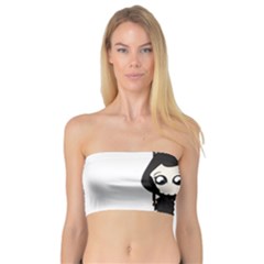 Cute Grim Reaper Bandeau Top by Valentinaart