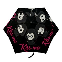 Cute Grim Reaper Mini Folding Umbrellas by Valentinaart