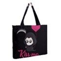 Cute Grim Reaper Zipper Medium Tote Bag View2