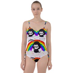 Cute Grim Reaper Sweetheart Tankini Set by Valentinaart