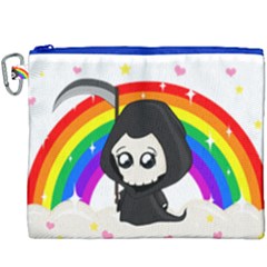 Cute Grim Reaper Canvas Cosmetic Bag (xxxl) by Valentinaart