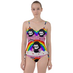 Cute Grim Reaper Sweetheart Tankini Set by Valentinaart