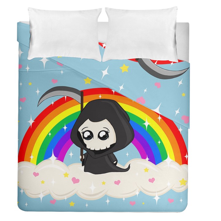 Cute Grim Reaper Duvet Cover Double Side (Queen Size)