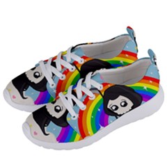 Cute Grim Reaper Women s Lightweight Sports Shoes by Valentinaart