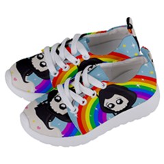 Cute Grim Reaper Kids  Lightweight Sports Shoes by Valentinaart