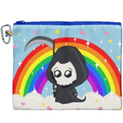 Cute Grim Reaper Canvas Cosmetic Bag (xxxl) by Valentinaart