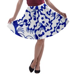 Direct Travel A-line Skater Skirt by MRTACPANS