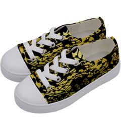 Dna Diluted Kids  Low Top Canvas Sneakers by MRTACPANS