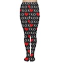 XOXO Valentines day pattern Women s Tights View1