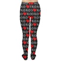 XOXO Valentines day pattern Women s Tights View2