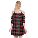 XOXO Valentines day pattern Cutout Spaghetti Strap Chiffon Dress View2