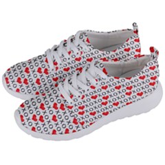 Xoxo Valentines Day Pattern Men s Lightweight Sports Shoes by Valentinaart