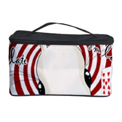 White Rabbit In Wonderland Cosmetic Storage Case by Valentinaart