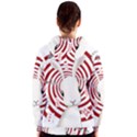 White rabbit in Wonderland Women s Zipper Hoodie View2