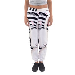 White Rabbit In Wonderland Women s Jogger Sweatpants by Valentinaart