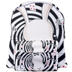 White Rabbit In Wonderland Giant Full Print Backpack