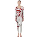 White rabbit in Wonderland Long Sleeve Catsuit View1