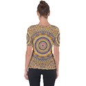 Wood Festive Rainbow Mandala Short Sleeve Top View2