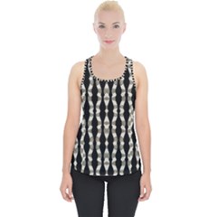 Wavy Stripes Pattern Piece Up Tank Top by dflcprints