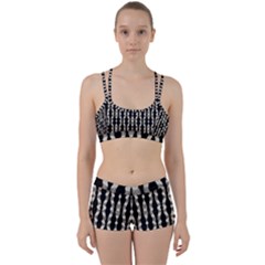 Wavy Stripes Pattern Women s Sports Set by dflcprints