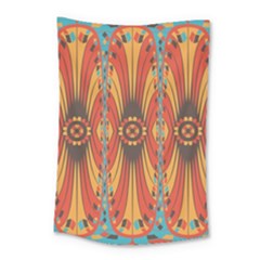 Geometric Extravaganza Pattern Small Tapestry by linceazul