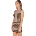 Moon Face Vintage Design Sepia Bodycon Dress View2