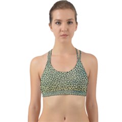 Background Cubism Mosaic Vintage Back Web Sports Bra by Nexatart