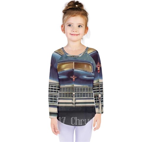 Vintage Car Automobile Kids  Long Sleeve Tee by Nexatart