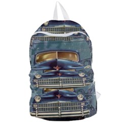 Vintage Car Automobile Foldable Lightweight Backpack by Nexatart