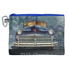 Vintage Car Automobile Canvas Cosmetic Bag (xl) by Nexatart