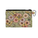 Flower Butterfly Cubism Mosaic Canvas Cosmetic Bag (Medium) View2