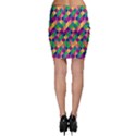 Background Geometric Triangle Bodycon Skirt View2