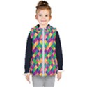 Background Geometric Triangle Kid s Puffer Vest View1