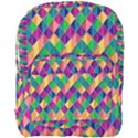 Background Geometric Triangle Full Print Backpack View1