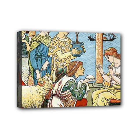 Vintage Princess Prince Old Mini Canvas 7  X 5  by Nexatart