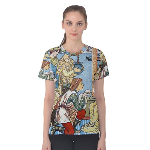 Vintage Princess Prince Old Women s Cotton Tee by Nexatart