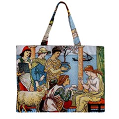 Vintage Princess Prince Old Zipper Mini Tote Bag by Nexatart