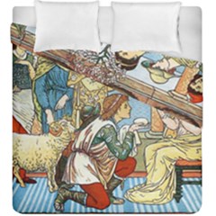 Vintage Princess Prince Old Duvet Cover Double Side (king Size) by Nexatart