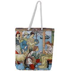 Vintage Princess Prince Old Full Print Rope Handle Tote (large) by Nexatart