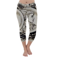 Young Old Man Weird Funny Capri Winter Leggings  by Nexatart