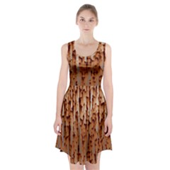 Stainless Rusty Metal Iron Old Racerback Midi Dress by Nexatart